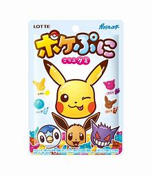 LOTTE POKEMON GUMMIES ASSORTED FRUIT- Japan