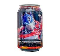 High Up Optimus Prime Ramune Can - Japan