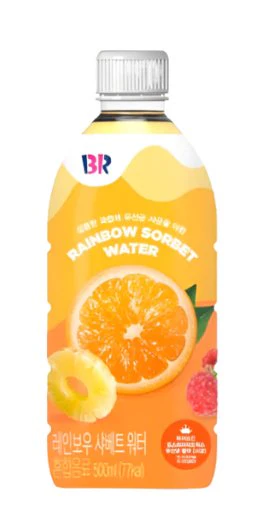 Baskin Robbins Rainbow Sorbet Water 6 pack - Korea