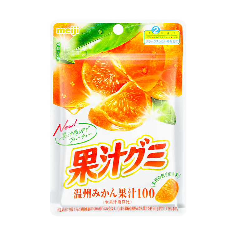 MEIJI FRUCHTSAFT GUMMIBĂRCHEN ORANGE