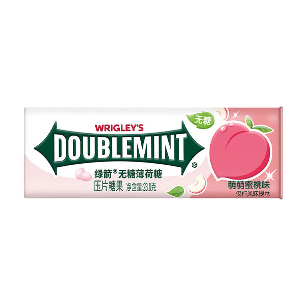 Doublemint Sugar Free Chewing Gum Peach-China