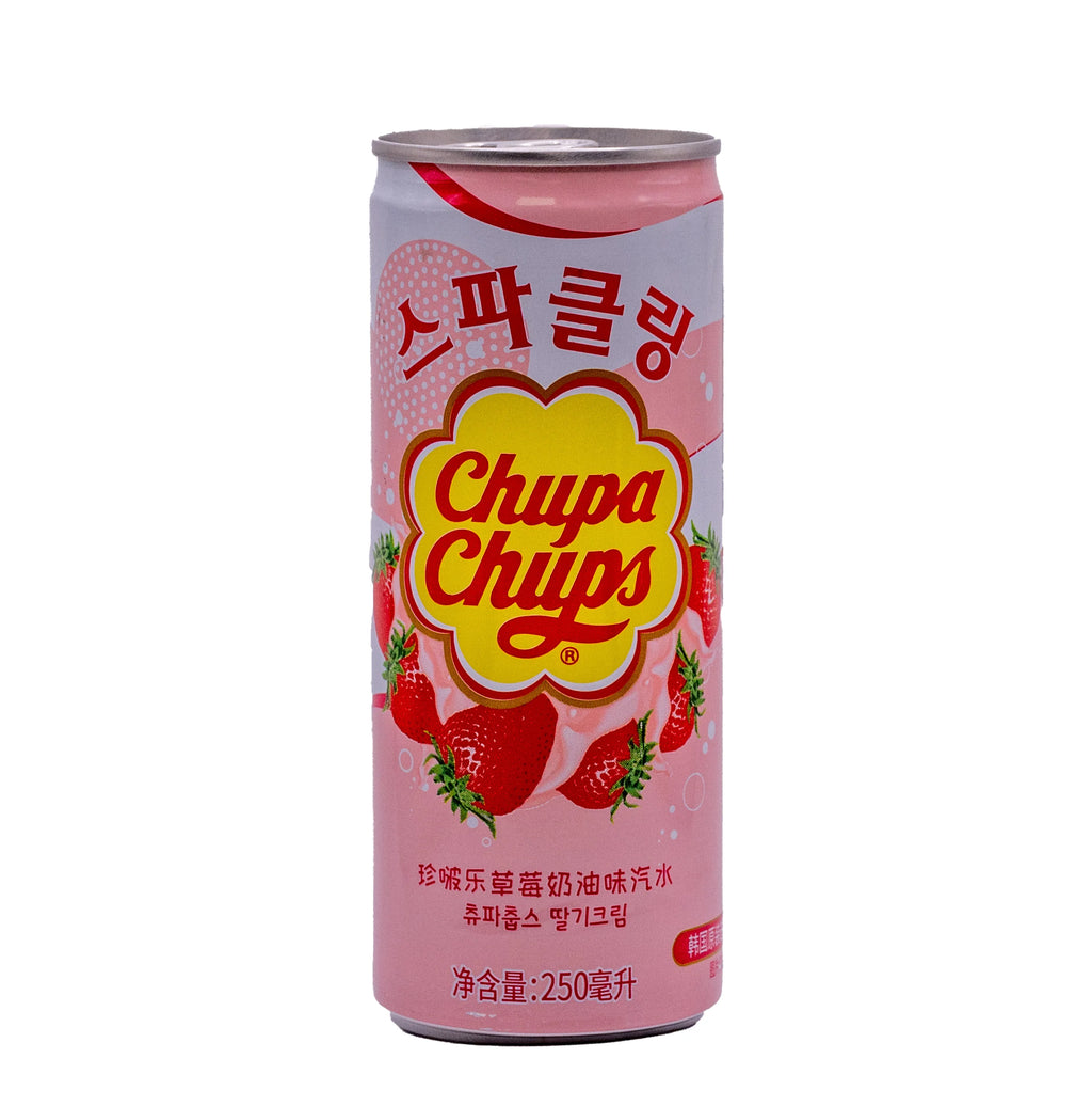 Chupa Chups Strawberry Cream 250ML - South Korea