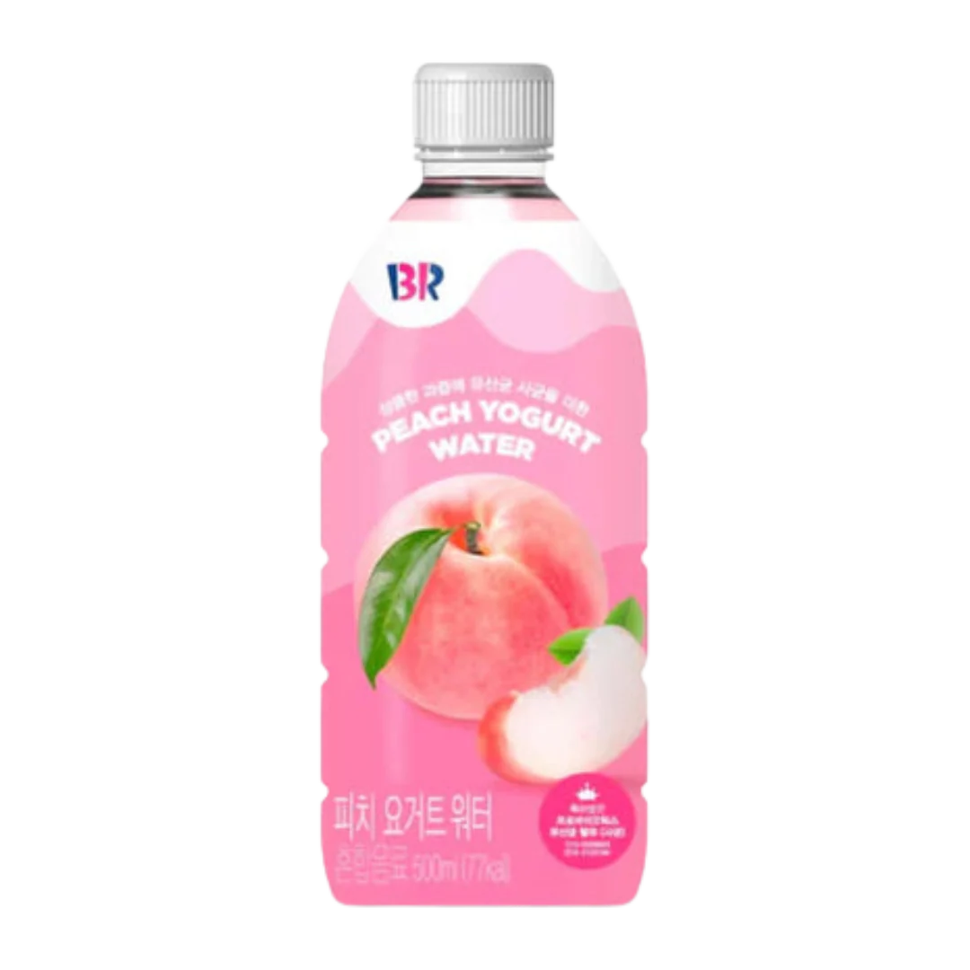 Baskin Robins Peach Yogurt Water 6 Pack