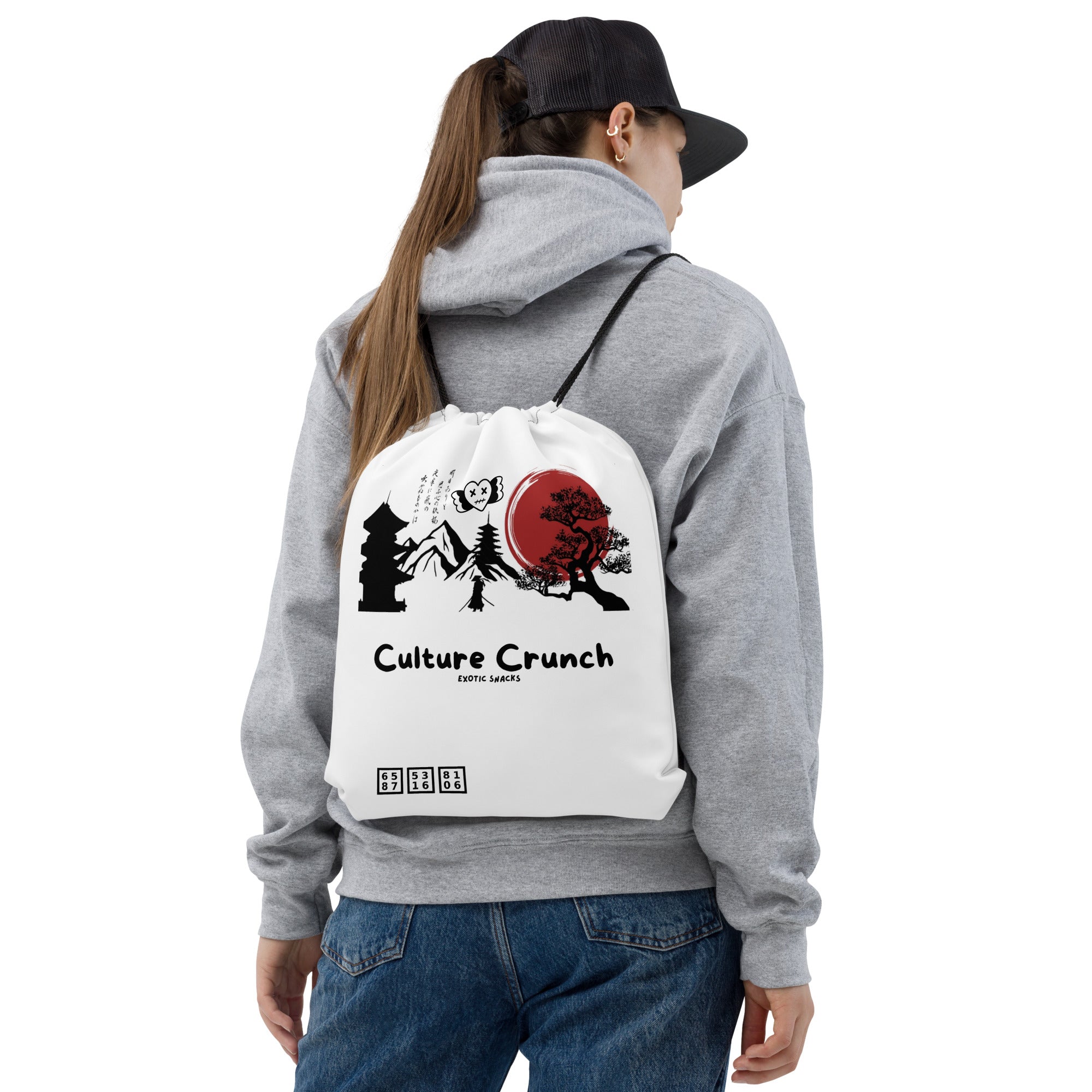 Culture Crunch Drawstring Bag