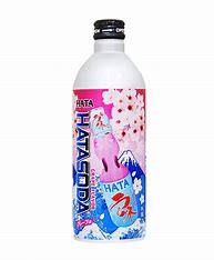 Hata Soda Grape Ramune 500ML Can