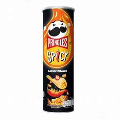 Pringles Garnelen mit Knoblauch, würzig