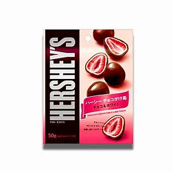 HERSHEYS FREEZE DRIED STRAWBERRIES CHOCOLATE