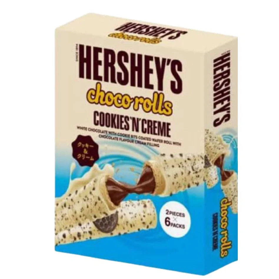 Hersheys Choco Rolls Cookies And Cream Singles - Japan