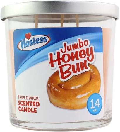 Tripple Wick Scented Candle -HONEY BUN CANDLE 14oz