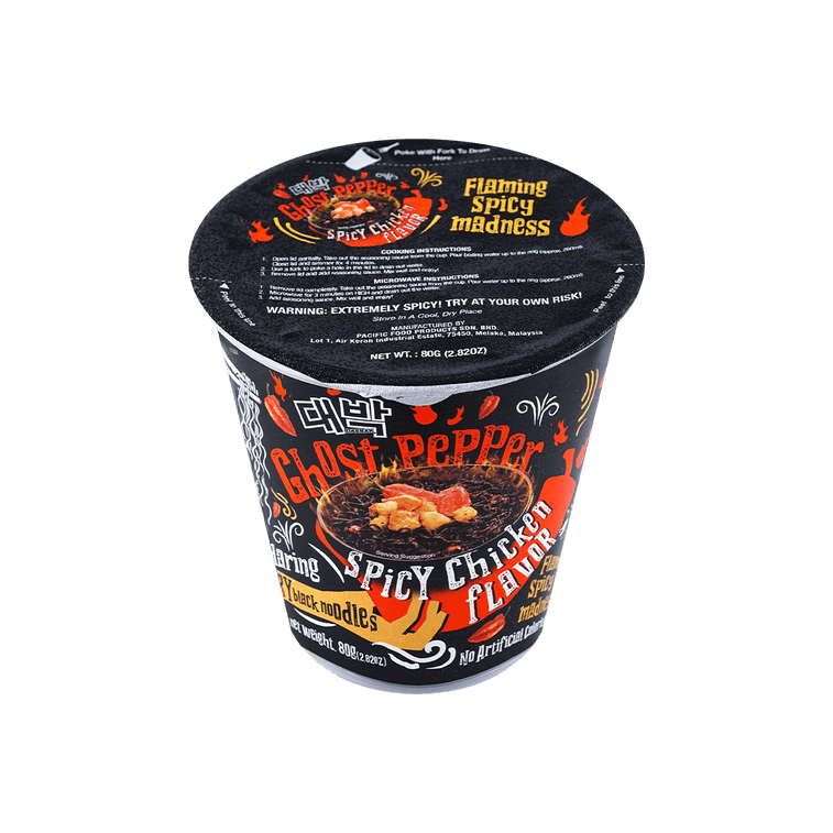 Korean Daebak Ghost Pepper Spicy Ramen Noodles