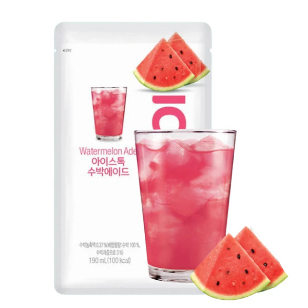 Ice Talk Watermelon Pouch Drink -Korea