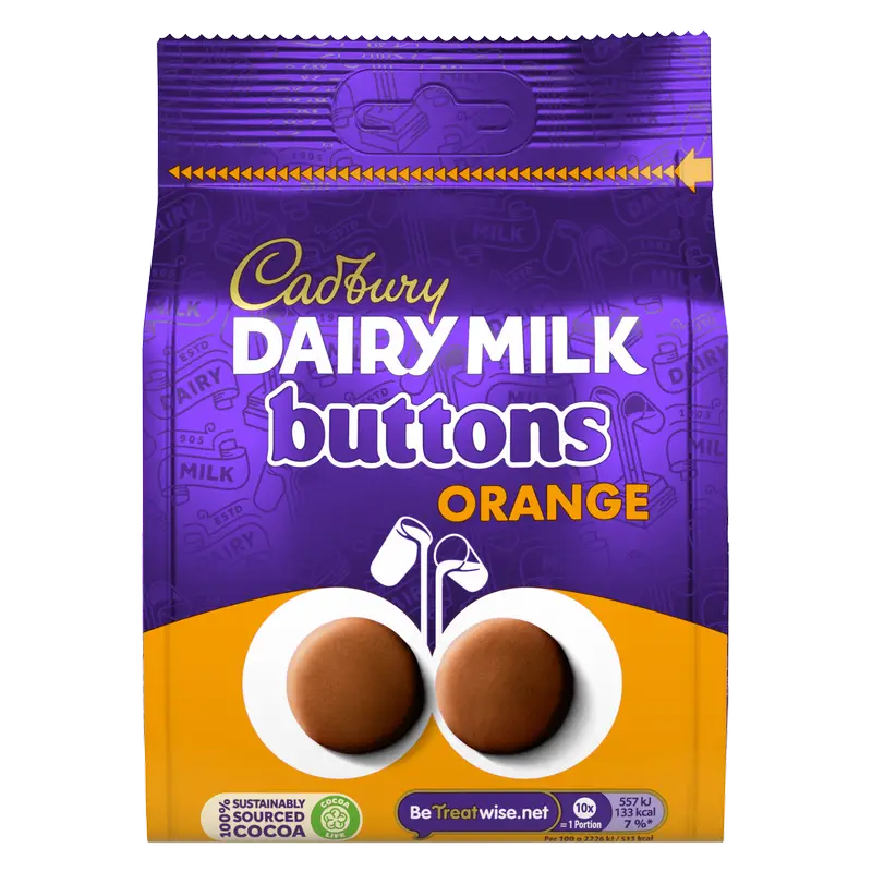 Cadbury Orange Buttons - United Kingdom