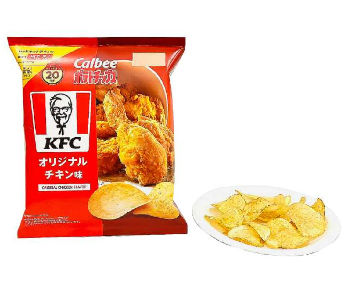 Calbee Potato Chips KFC Original Chicken Flavor - Japan