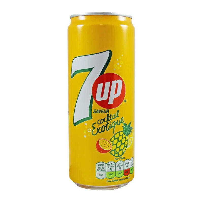 7up Exotique 330ml - France