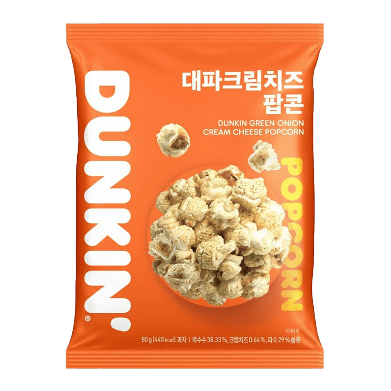 Dunkin' Donuts Green Onion Cream Cheese Popcorn - Korea