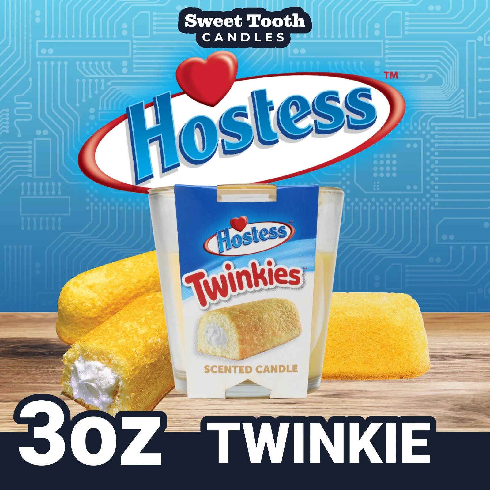 Single Wick Candle 3oz Hostess Twinkie