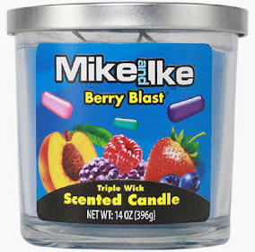 Triple Wick Scented Candle 14oz Mike And Ike Berry Blast - US