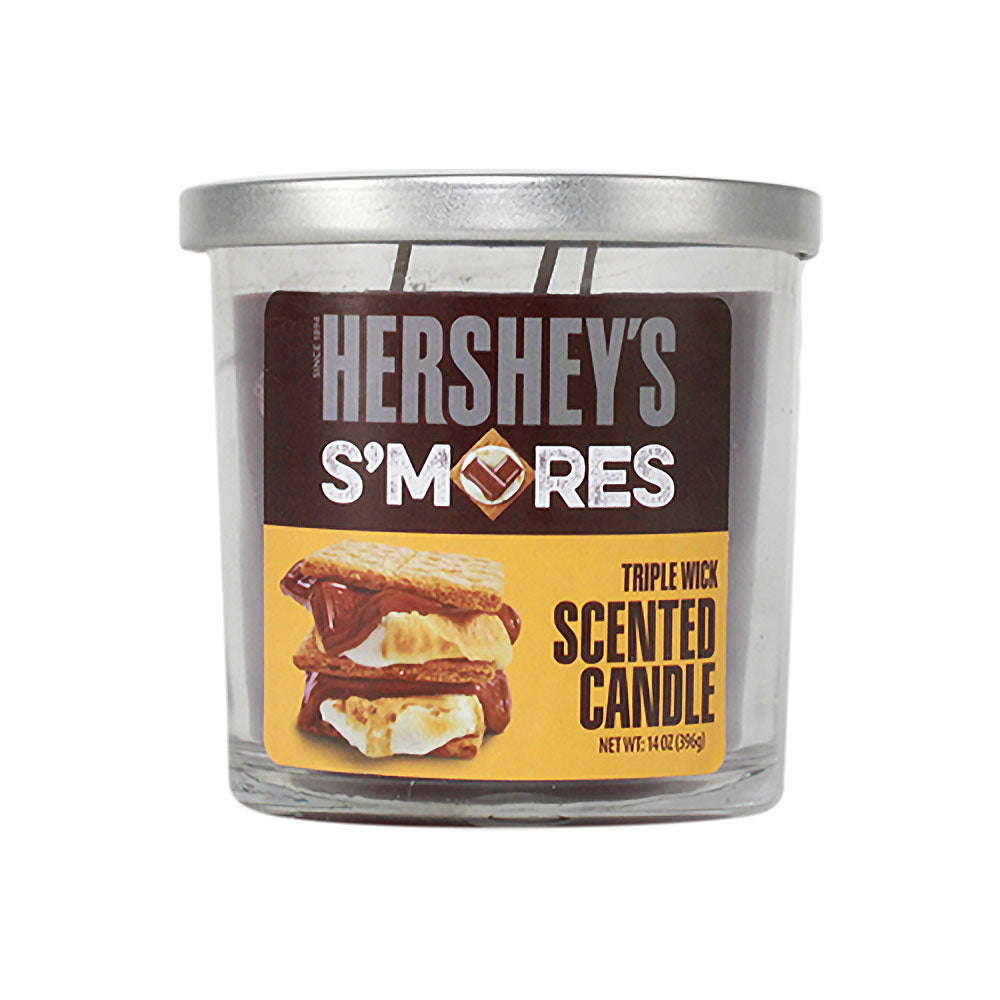 Triple Wick Scented Candle 14oz-Hersheys Smores