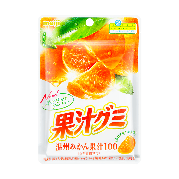 MEIJI FRUCHTSAFT GUMMIBÄRCHEN ORANGE