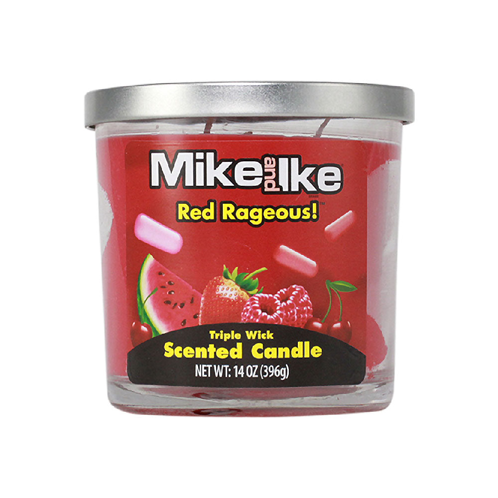 Triple Wick Scented 14oz-Mike And Ike Red Rageous