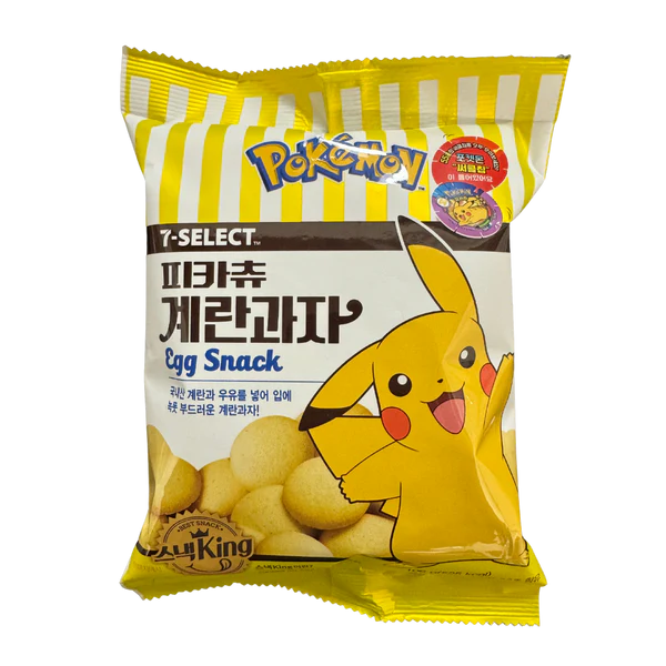 7-Select Pikachu Egg Snack - Korea