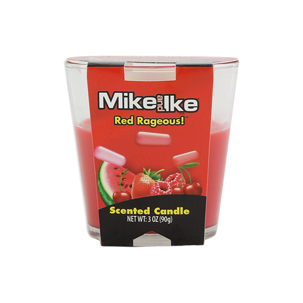 Single Wick Scented Candle 3oz Mike And Ike Red Rageous