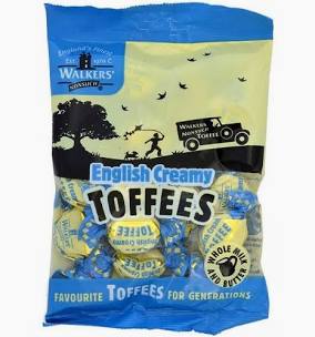 Walkers Toffee English Creamy Beutel