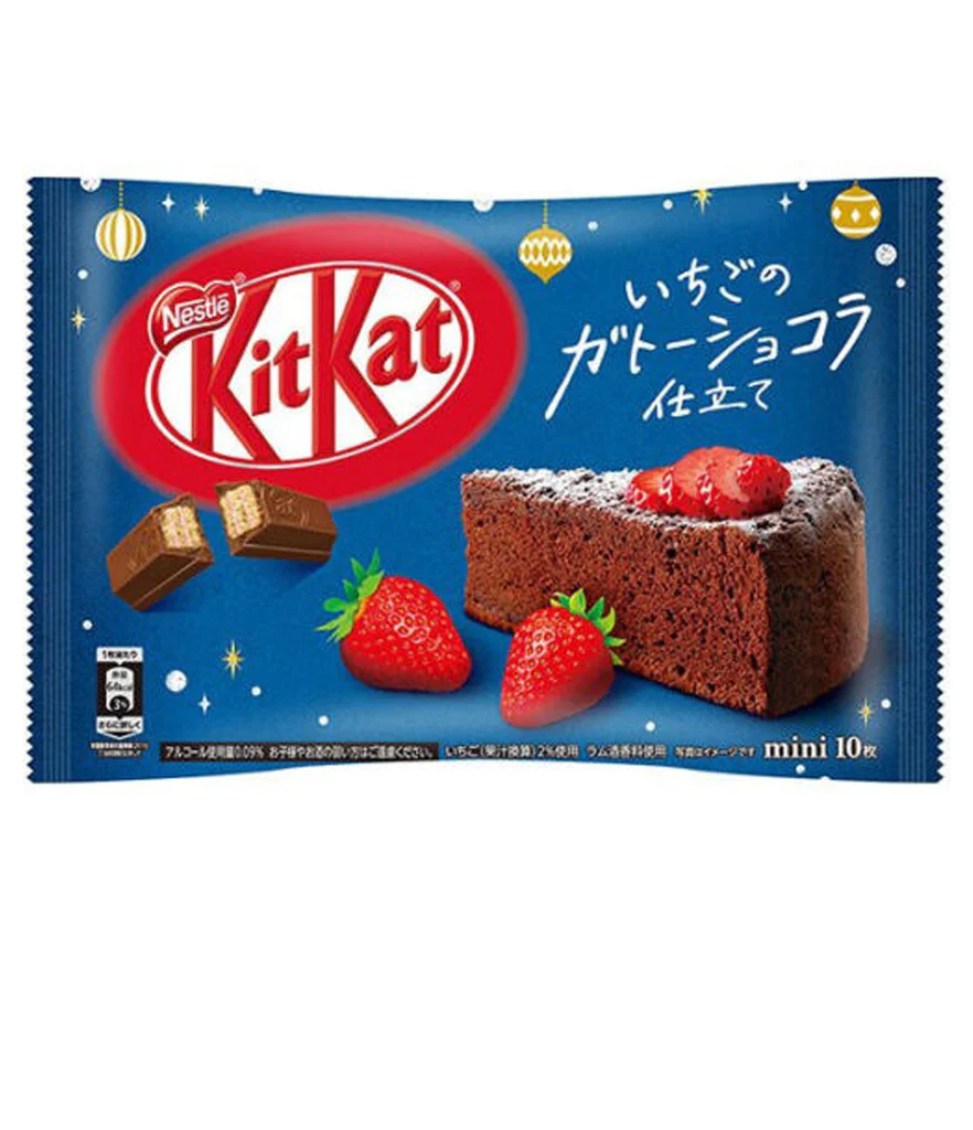 KIT KAT ERDBEER-SCHOKOLADEN-TORTENKUCHEN (JAPAN)